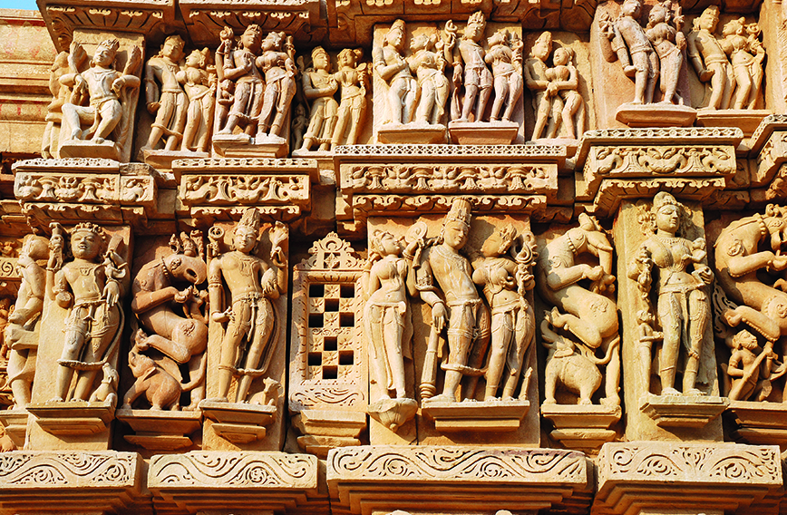 Khajuraho Temple carvings Nagara style architecture