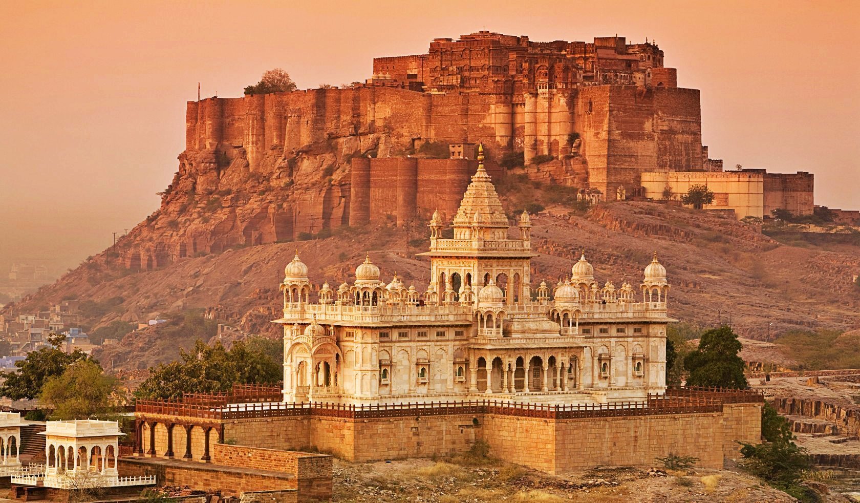 Mehrangarh Fort palace courtyard architecture